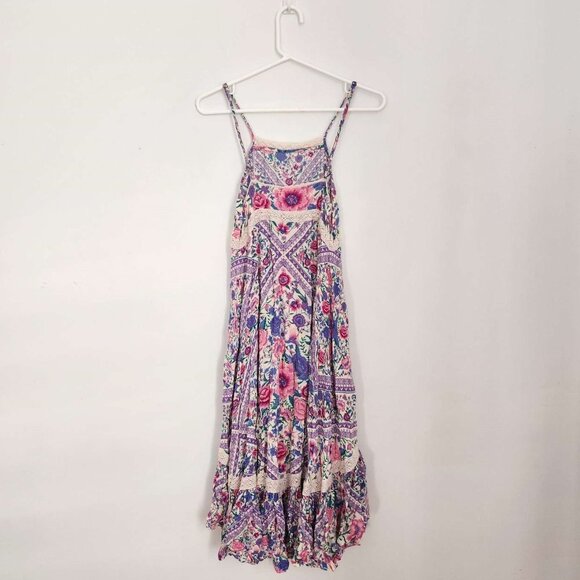 Spell and the Gypsy Collective Babushka Midi Dress Lavender XS b126 - Picture 4 of 16